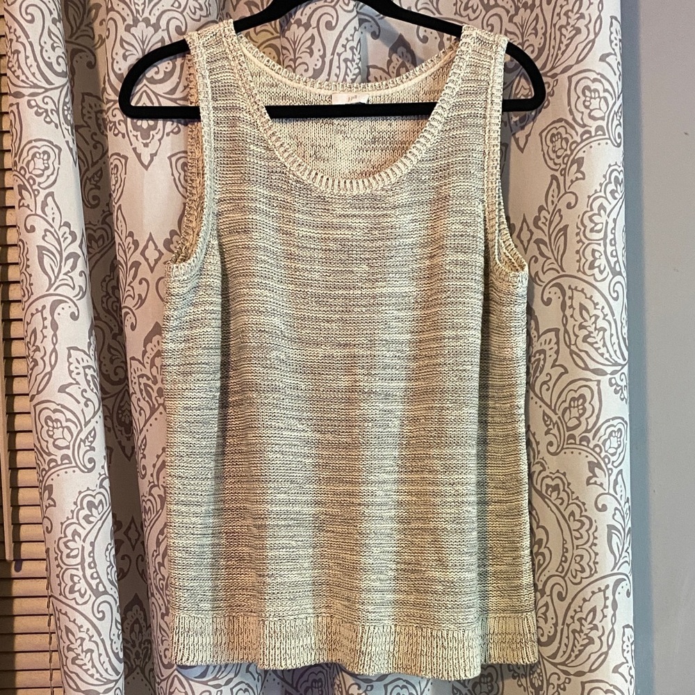 Knit Sleeveless Top Sweater Vest Cabincore